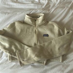 Woman’s Patagonia Better Sweater in Cream Color